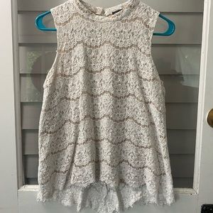 Lace tank top